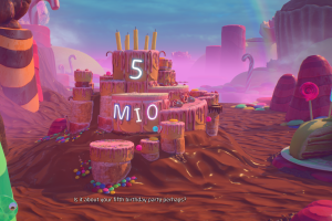 The game designers surely went sugar high when creating some of these...